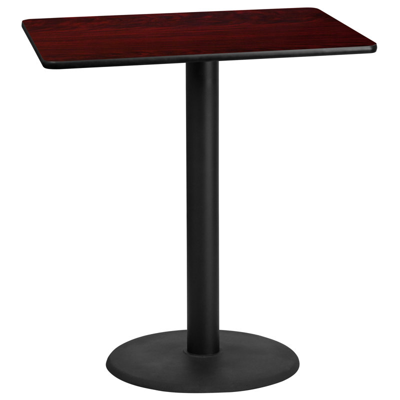 Plateau de table de salle à manger Carrus, H 43,12 po x l 42 po x P 30 po, Acajou