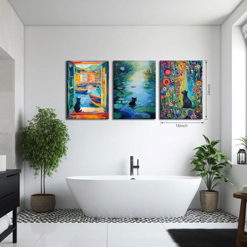 3 Piece Wrapped Canvas Set