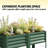 Elevated Outdoor Planter Box with Ergonomic Height and Storage Shelf, Ideal for Easy Gardening and Organized Spaces.-1338529314