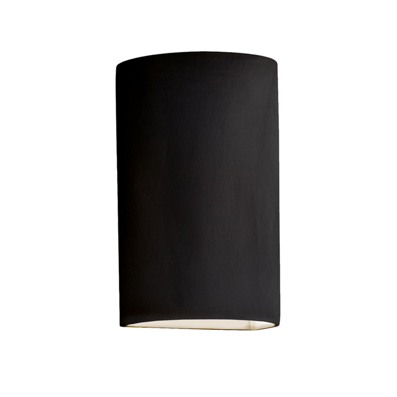 Ranks 1 - Light Flush Mounted Sconce, Matte Green, Integrated LED, 12.5" H x 7.75" W x 4" D