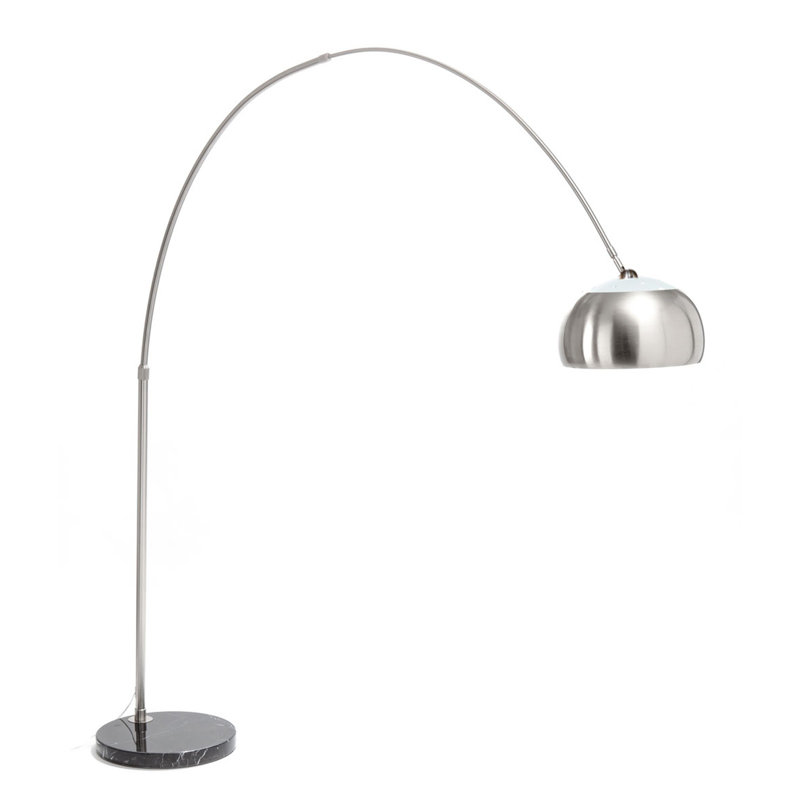 Saige 220cm Black Arched Floor Lamp