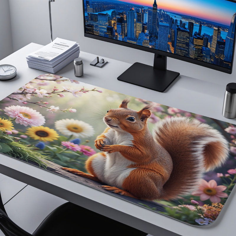 Polyester Desk Pad, 31.5x15.5