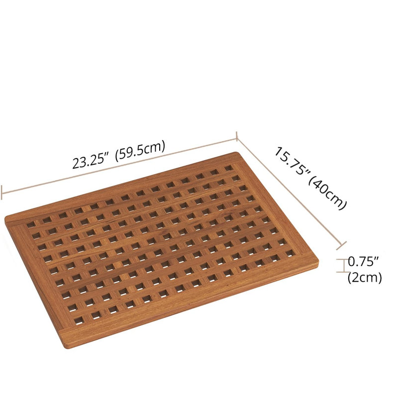 Tapis de bain et douche en teck The Original Grate
