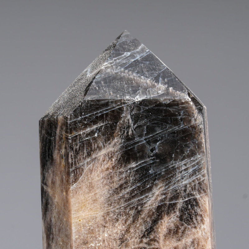 Genuine Polished Black Moonstone Point (2.5 Lbs)