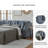 Ikumi Upholstered L-Shaped Sectional Left Hand Facing