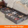 Fabric Underbed Shoe Storage Set