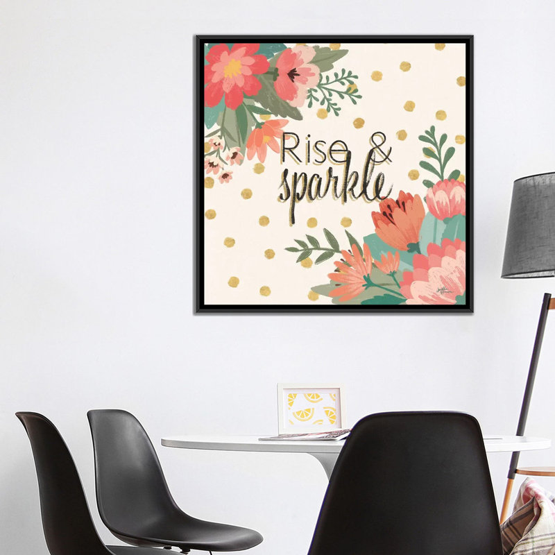 « superbe iii », impression sur toile, H 18 po x l 18 po x P 1,5 po, Toile avec cadre noir, Pas de tapis