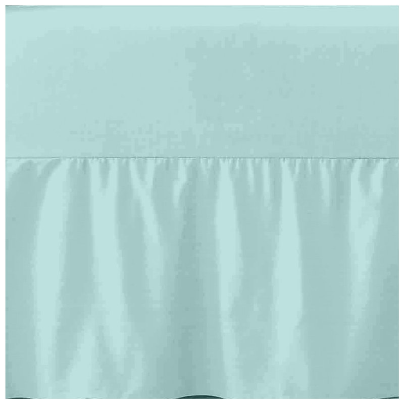 Premium Cotton Blend Plain Dyed Valance Sheet | Soft Durable and Breathable Luxury Bed Sheet for Ultimate Comfort, King (5')
