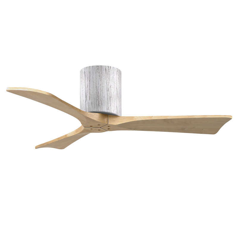 Ventilateur de plafond à 3 pales Olivier, Ton bois de grange, Ton érable clair, 42"