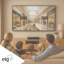 Support mural universel fixe ELG UNI88 pour téléviseur de 14 à 100 pouces avec VESA 75x75mm Max