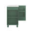 Meuble-lavabo 24 po avec lavabo, armoire de rangement simple autoportante avec tablette de porte, rangement latéral ouvert, porte à fermeture douce-542295022