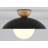 Briceson Modern Glass Bubble Flush Mount