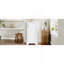 Ensemble de meuble-lavabo sur pied 16 po avec lavabo en céramique, ensemble de meuble-lavabo simple autoportant avec porte à fermeture douce et tablette réglable