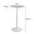 24'' Round White Pedestal Dining Table
