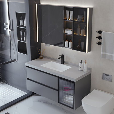 Armoire de salle de bain moderne et luxueuse