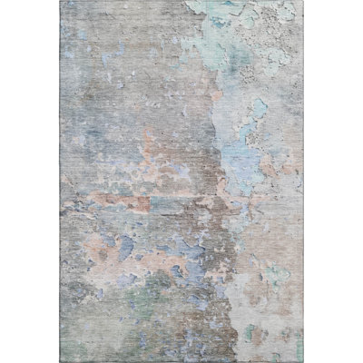 Premium Machine Washable Barry AMF1234 Abstract Rug
