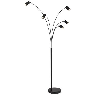 204cm Powder Coated Traditional Floor Lamp