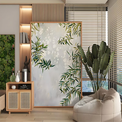 Bamboo Silhouette Screen