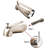 ATAYAL Slip On Universal Bathroom Tub Spout With Diverter, Durable Heavy Duty Metal Bathtub Faucet With Shower Diverter - 5 Inches  Copper Pipe-119795519