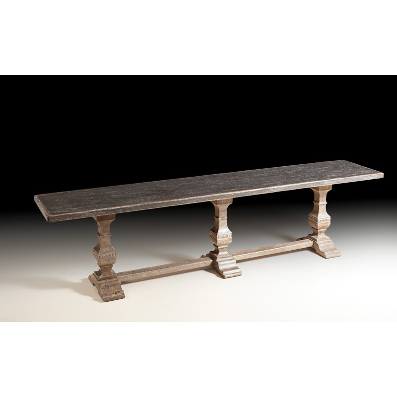 Console en bois massif 118 po