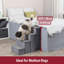 Escalier pliable pour animaux de compagnie TRIXIE Pawsome Ascent avec rangement, compartiments de rangement pour jouets-327705299-327705301