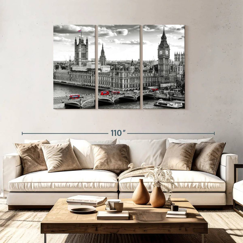 Sebbie Big Ben, palais de Westminster I, H 48 po x l 74 po