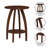 Stacie Round End Table with Shelf-1960971754