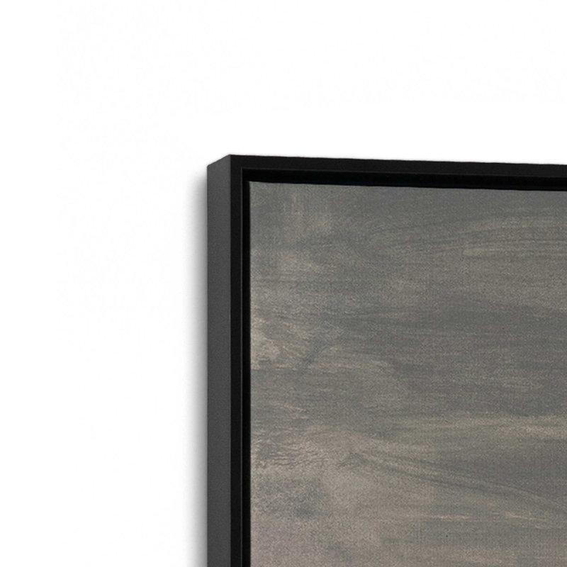«Ocean polaire I» par Michael Willett, reproduction d'art, H 16 po x l 12 po, Noir