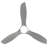Shandi 52" 3 Blades Modern Intelligence flush mount ceiling fan with LED Lights,Remote Control