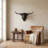 Faux Taxidermy Texas Longhorn Head Wall Décor-381179575