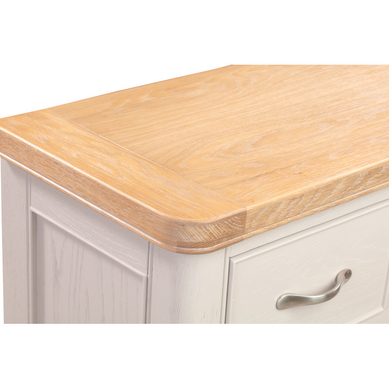 Comfrey 85cm W 5 - Drawer Chest of Drawers, Grey