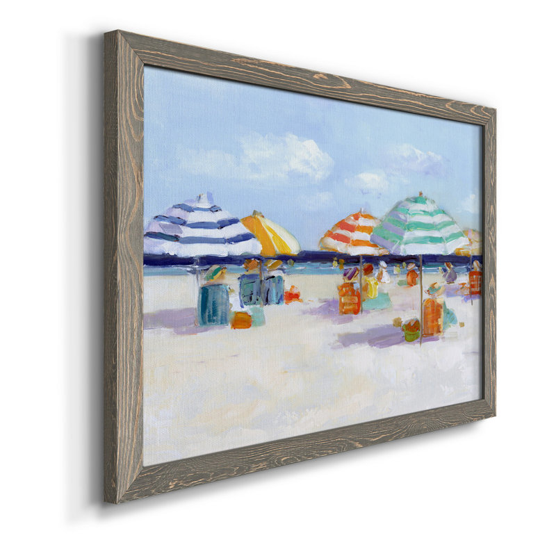 Day Dream Believers I - Peinture sur toile encadrée, H 24 po x l 18 po x P 1,5 po, Gris