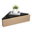 Sariel 60cm W Manufactured Wood Bedside Table-596009888