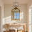 Allmeria 4-Light Wood Rectangle Pendant