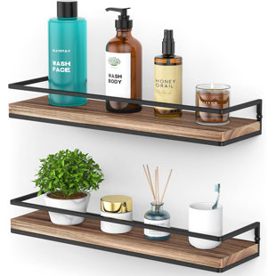 Floating Shelves Wall Mounted Set Of 2