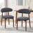 Maylon Upholstered Solid Wood Frame Side Chairs-1788348407