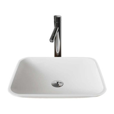 Fontana Vessel Sink and Chrome Touchless Motion Sensor Faucet Set