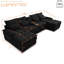 Canapé modulaire en U rembourré avec console Akeyra-2144726665