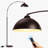 80.3 Inch Tall Aluminum Canopy Arched Floor Lamp With Foot Switch And Remote Control Switch-64238644
