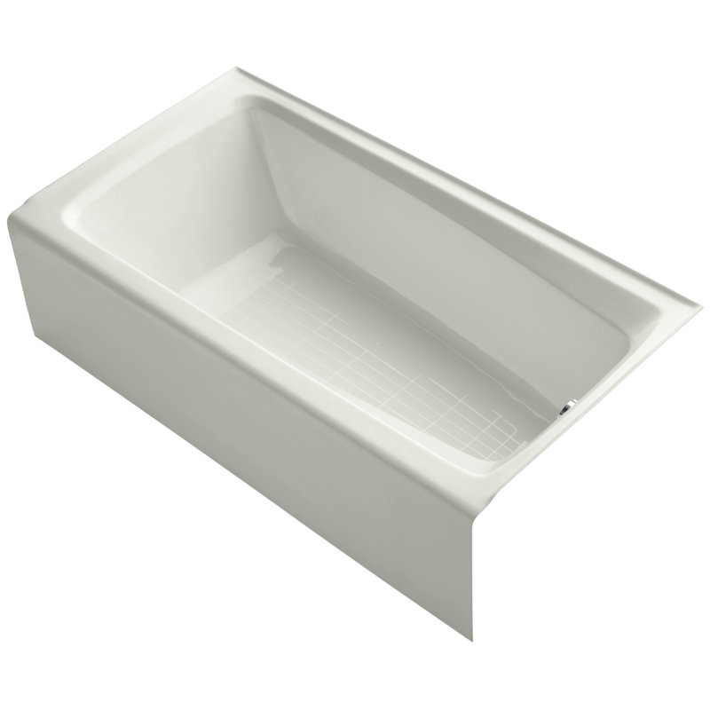 Mendota® 60" x 32" Soaking Bathtub, Dune, Right