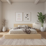Makoa 4-Piece Low Platform Bedroom Set, Queen