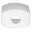 Abat-jour rectangulaire en verre 4,4 po H