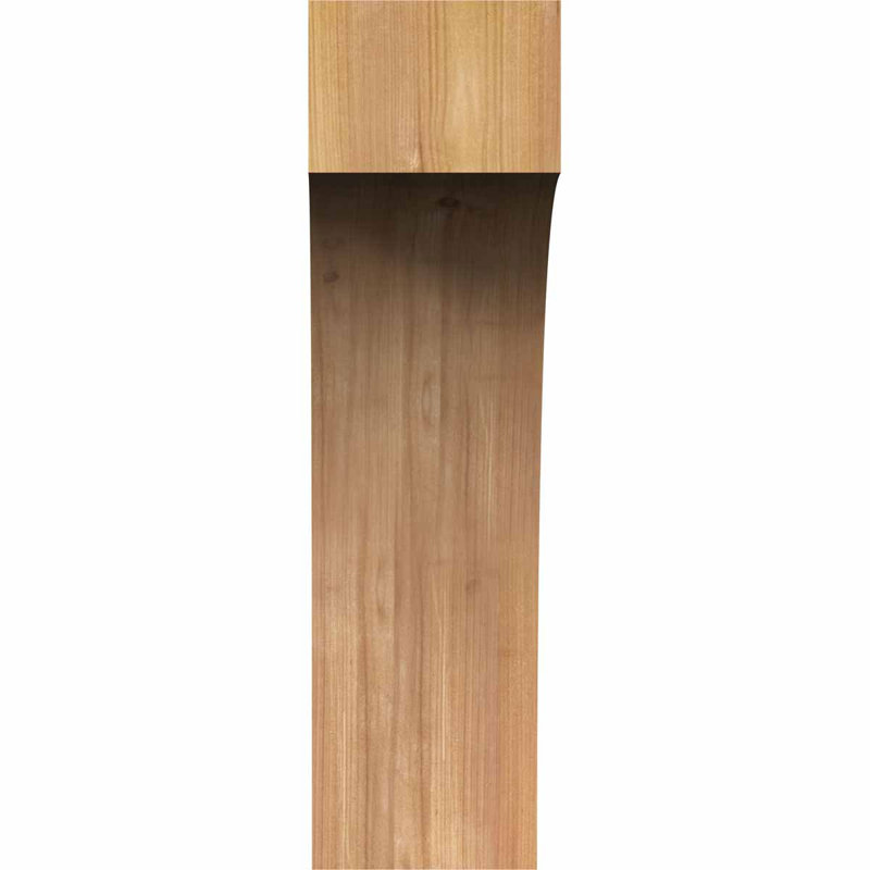 4" x 6" x 6" Western Red Cedar Rough Sawn Corbel