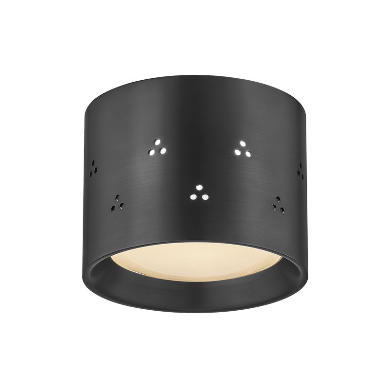 Edisto Flush Mount in Distressed Bronze by Cortney Bishop, Bronze