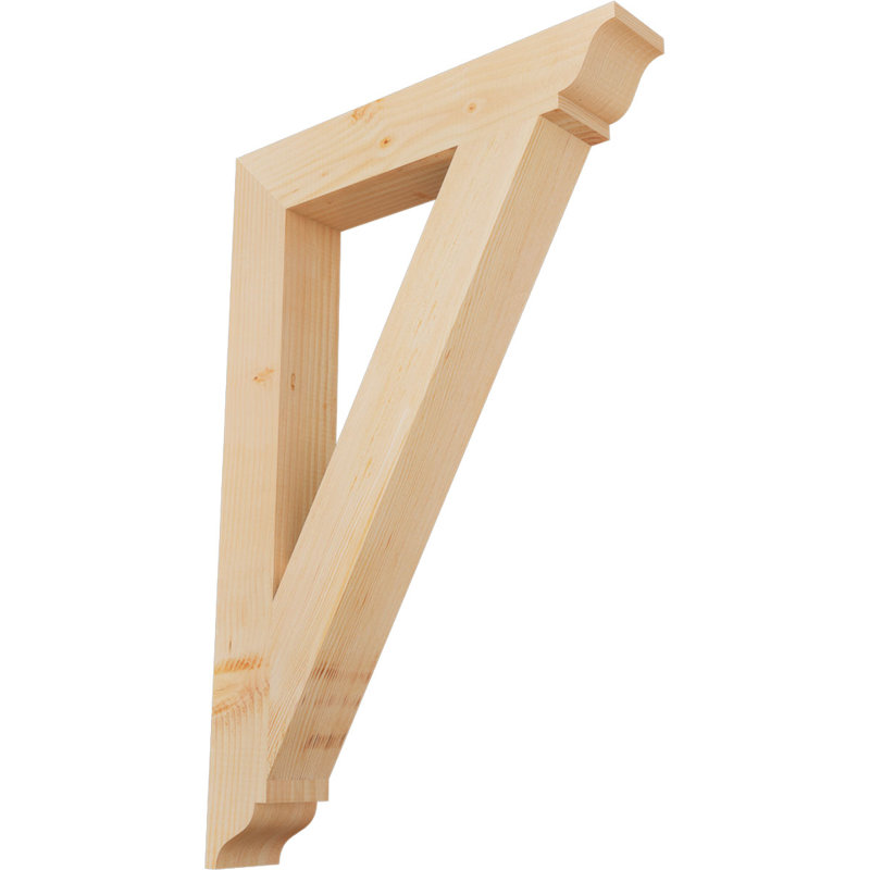 Support traditionnel, H 36 po x l 3,5 po x P 24 po, Douglas (lisse)
