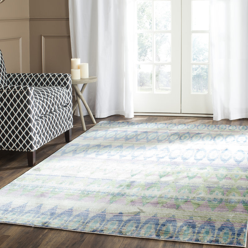 Kehlani Ikat Hand Woven Area Rug, Rectangle 152 x 244 cm