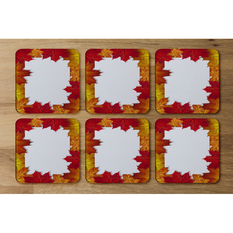 Square 6 Piece Coaster Set
