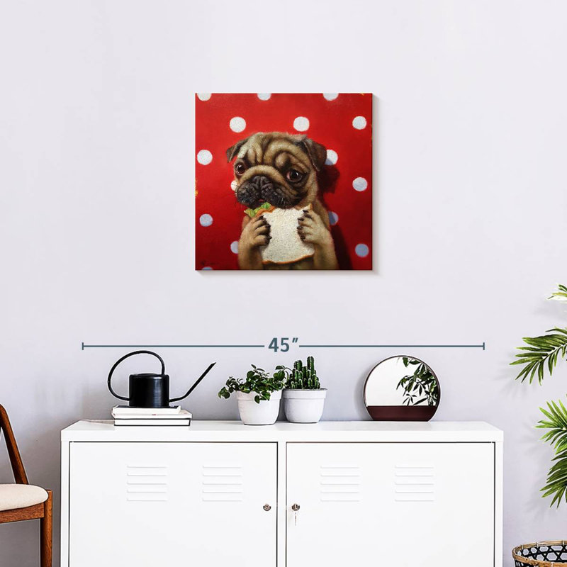 Ketti Pugalicious, 20" H x 20" W