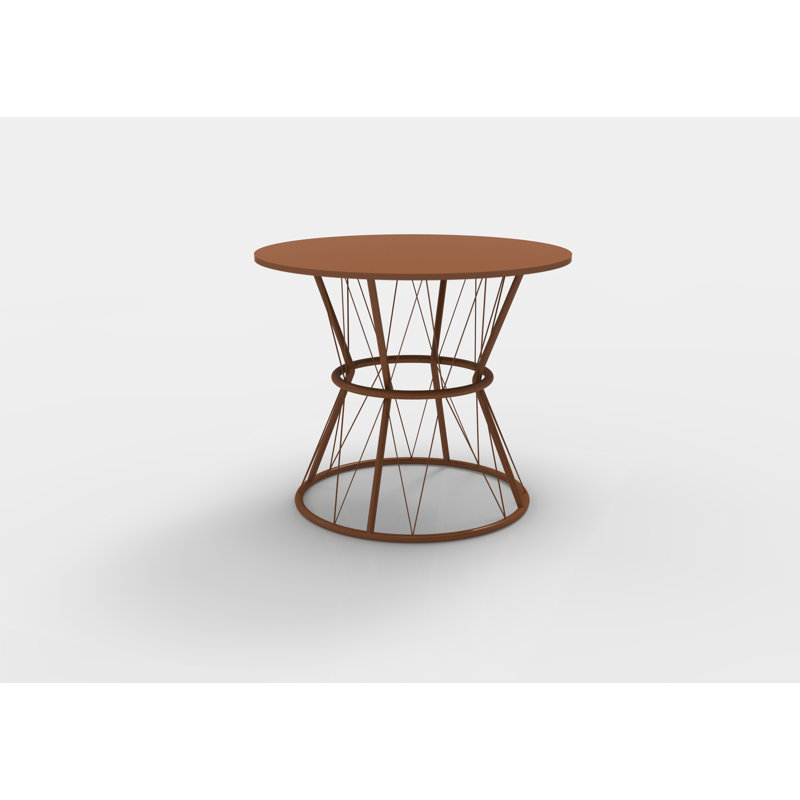 Mindenmines Pedestal End Table, Brown