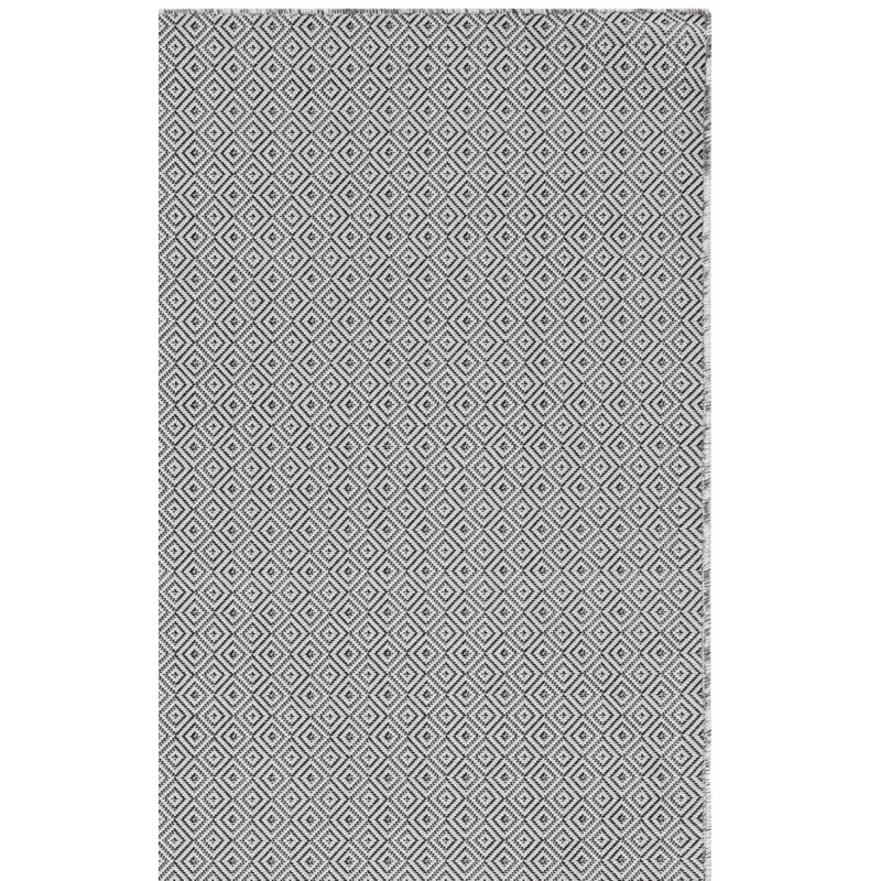 Tapis d'intérieur / extérieur à motif géométrique Lewisetta Performance, Rectangle 4 pi x 6 pi